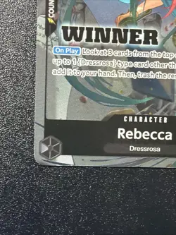 Rebecca (Winner Pack 2025 Vol. 2) OP04-092 R Foil One Piece Promotion Cards V - Image 5