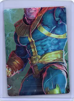 Thanos, the Mad Titan Art Card (/9) S Art Series: Marvel Super Heroes 5 NM - Image 1