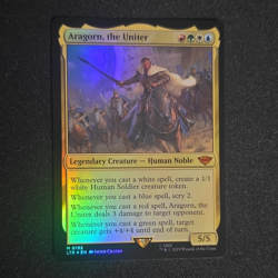 Wizards of the Coast Aragorn, the Uniter LTR Foil Alt Art Mythic #192 - Image 1