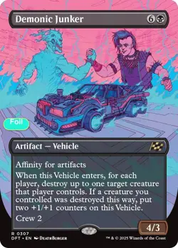Demonic Junker (Borderless) - Foil - DFT - 307 NM/LP - Image 1