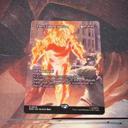 Fiery Emancipation X1 Mtg Marvel Super Heroes Nm Borderless - Image 1