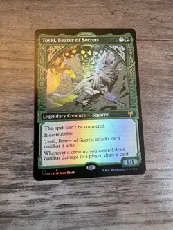 Magic the Gathering MTG Toski Bearer of Secrets Showcase Foil Near Mint - Image 2
