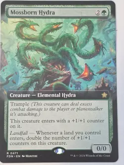Mossborn Hydra (Extended Art) Foundations Regular - Image 1
