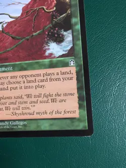 Burgeoning MTG Stronghold Rare 1998 Green Enchantment LP+/NM- Vintage Magic - Image 5