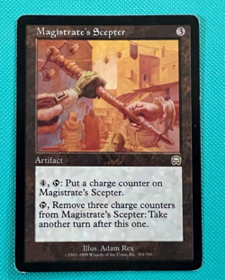 Magistrate's Scepter - Mercadian Masques - MTG - Magic the Gathering - LP/MP - Image 1