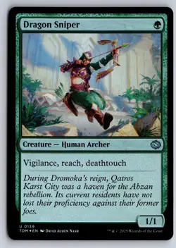 Dragon Sniper 139 UC Tarkir: Dragonstorm Magic: The Gathering NM/M - Image 1