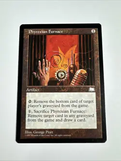 MTG - Phyrexian Furnace - LP Weatherlight 1997 #155 - Image 1
