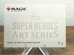 Thanos, the Mad Titan Art Card (3/9) - Art Series: Marvel Super Heroes - Image 2
