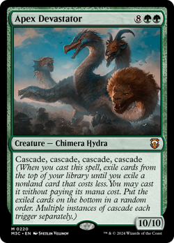Apex Devastator #220 | Near Mint | Modern Horizons 3 Commander Magic MTG - Image 1
