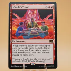 Wanda's Vision | 708 | Regular | Rare | Commander: Marvel SH | MTG - Image 1