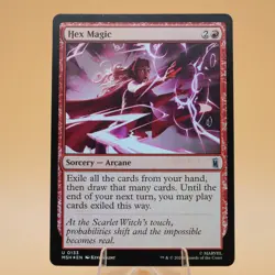Hex Magic | 133 | Foil | Uncommon | Marvel Super Heroes | MTG | Pack Fresh - Image 1