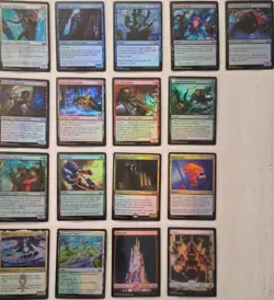 VINTAGE MAGIC THE GATHERING 17 CARDS FROM MIXED SETS MOSTLY HOLO GROUP B - Image 2