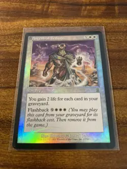 MTG✨ANCESTRAL TRIBUTE FOIL ✨Odyssey MINT RARE Sorcery 2001 E Beard Art UNPLAYED - Image 5