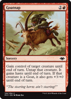 GOATNAP ~mtg NM-M Modern Horizons Com x4 - Image 1