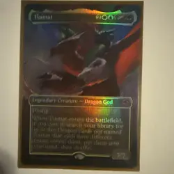 Tiamat (Borderless) Adventures in the Forgotten Realms Foil Near Mint Fast Ship - Image 1