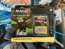 MTG Fallout Mutant Menace The Wise Mothman Commander Deck New Sealed Magic RARE - Image 1