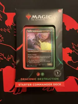 Magic: the Gathering Starter Commander Deck – Draconic Destruction (Red-Green) | - Image 1