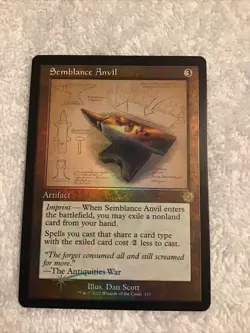 Mtg - Semblance Anvil - Schematic Foil - Brothers War R 115 - Image 1