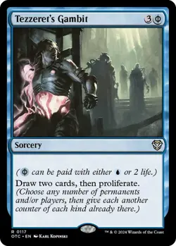 Tezzeret's Gambit 117 Commander: Outlaws of Thunder Junction MTG NM - Image 1