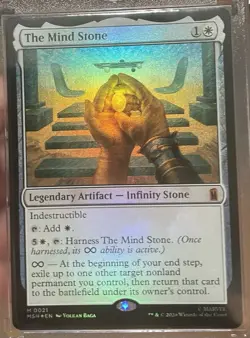 Magic the Gathering - The Mind Stone Foil Mythic Marvel Super Heroes 0021 EN - Image 1