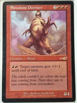 Flowstone Overseer - Nemesis - Magic the Gathering MTG Nice! - Image 1