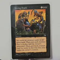 Wizards of the Coast Living Death Tempest 142 Rare Regular Sorcery Black EN 1997 - Image 1