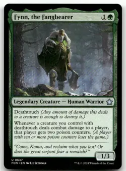 Fynn, the Fangbearer #637 (NM) Foundations FDN Magic MTG - Image 1