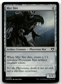 Myr Sire #400 (Foil) (NM) Commander Masters CMM Magic MTG - Image 1