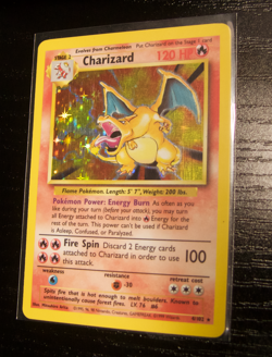 Pokemon 1995 Charizard Base Set Holo 4/102 - Image 3