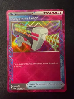 Dangerous Laser 058/064 ACE SPEC Rare Shrouded Fable Pokemon Holo Near Mint - Image 1