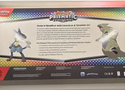 Pokemon TCG Prismatic Evolutions Lucario ex & Tyranitar ex Premium Collection - Image 2