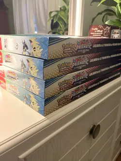 Pokemon TCG Prismatic Evolutions Lucario ex & Tyranitar ex Premium Collection - Image 5