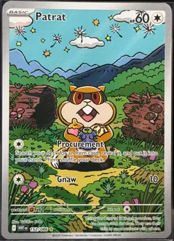 2025 Pokemon White Flare Patrat Illustration Rare #152/086 - Image 1