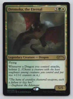 MTG Bling - Foil - Dromoka, the Eternal - Unique and Miscellaneous Promos -C176 - Image 1