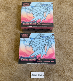 2x Pokemon Center Chaos Rising Elite Trainer Box IN HAND - Image 1