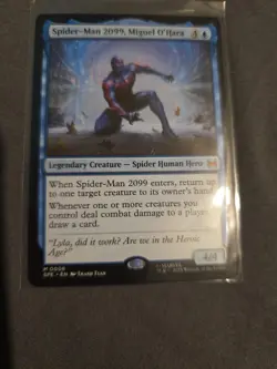 Magic The Gathering + Marvel 1x Spider-Man 2099, Miguel O’Hara SDCC 2025 In Hand - Image 1