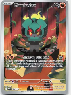 Marshadow 146/132 Illustration Rare Mega Evolution Pokemon Holo Near Mint - Image 1