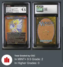 Magic The Gathering Sonic The Hedgehog Super State Foil Mythic Rare CGC 9.5 POP2 - Image 3