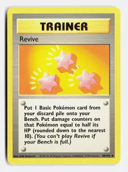 Revive 89/102 Uncommon Base Set Unlimited Moderately Played - Image 1
