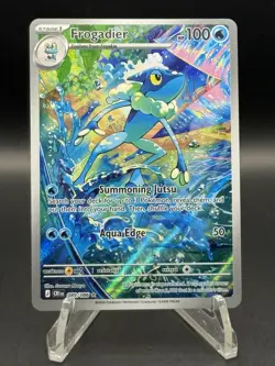 Pokemon TCG Frogadier 089/086 Chaos Rising Full Art Holo Rare NM - Image 1