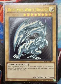 Yu-Gi-Oh! Blue-Eyes White Dragon OP28-EN001 ** Ultimate Rare * Pack Fresh - Image 1