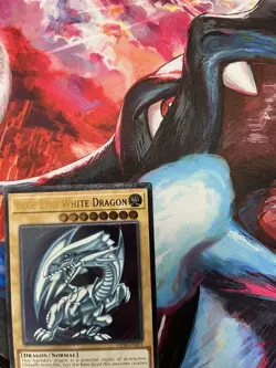 Yu-Gi-Oh! Blue-Eyes White Dragon OP28-EN001 ** Ultimate Rare * Pack Fresh - Image 3