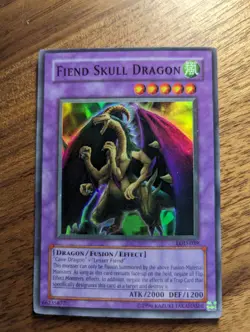 Yu-Gi-Oh! Fiend Skull Dragon LOD-039 Unlimited Super Rare OG Print NM/M - Image 1