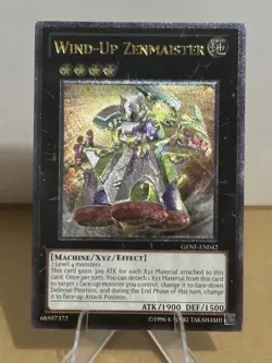 Yugioh Wind-Up Zenmaister (UTR) Ultimate Rare Generation Force GENF-EN042 VLP - Image 1