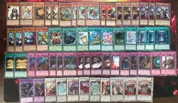 Complete X-Saber Edison Yugioh Deck with Extra Staples Dustshoot More - Image 1