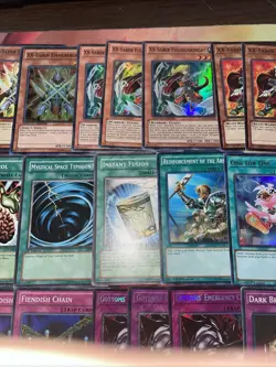 Complete X-Saber Edison Yugioh Deck with Extra Staples Dustshoot More - Image 4