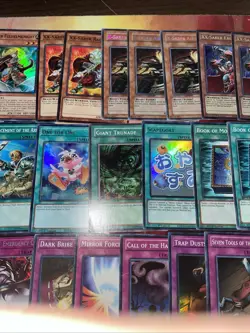Complete X-Saber Edison Yugioh Deck with Extra Staples Dustshoot More - Image 5