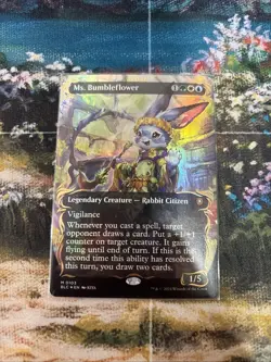 Ms. Bumbleflower Raised Foil Magic The Gathering M 0103 Bloomburrow Mint MTG - Image 1