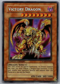 Yu-Gi-Oh! TCG Effect Victory Dragon JUMP-EN011 Secret Rare Holo - Image 1
