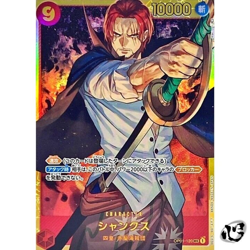 Shanks OP01-120 (Secret) ROMANCE DAWN ONE PIECE Card Game Japanese TCG Near Mint - Image 1
